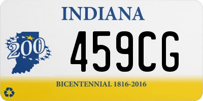 IN license plate 459CG