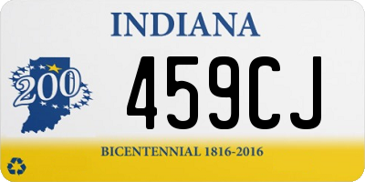 IN license plate 459CJ