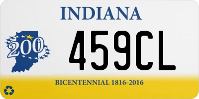 IN license plate 459CL