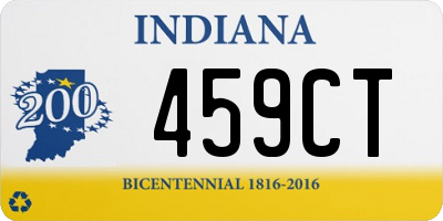 IN license plate 459CT