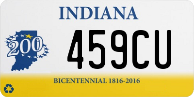 IN license plate 459CU