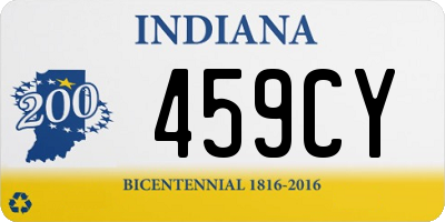 IN license plate 459CY