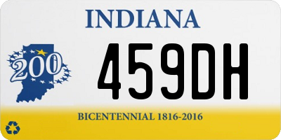 IN license plate 459DH
