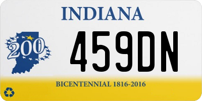 IN license plate 459DN