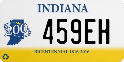 IN license plate 459EH