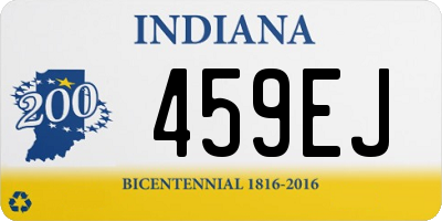 IN license plate 459EJ