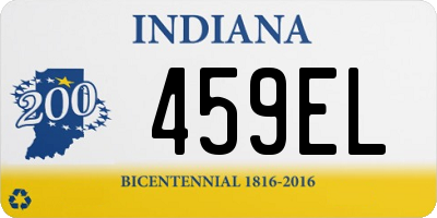 IN license plate 459EL