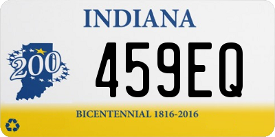 IN license plate 459EQ