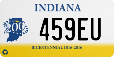 IN license plate 459EU