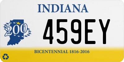 IN license plate 459EY