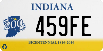 IN license plate 459FE