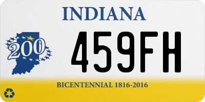 IN license plate 459FH