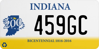 IN license plate 459GC