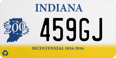 IN license plate 459GJ