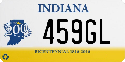 IN license plate 459GL