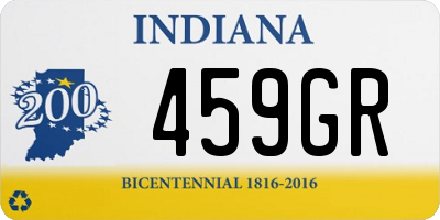 IN license plate 459GR