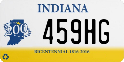 IN license plate 459HG