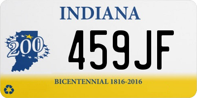 IN license plate 459JF