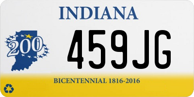 IN license plate 459JG