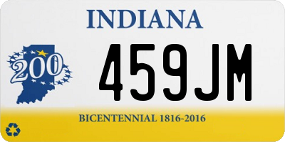 IN license plate 459JM