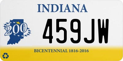 IN license plate 459JW