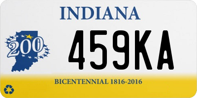 IN license plate 459KA