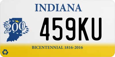 IN license plate 459KU