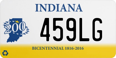 IN license plate 459LG