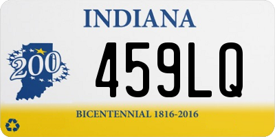 IN license plate 459LQ