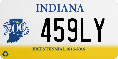 IN license plate 459LY