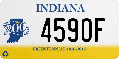 IN license plate 459OF