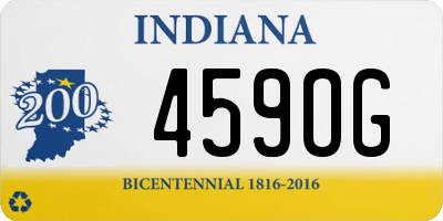 IN license plate 459OG