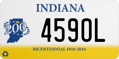 IN license plate 459OL