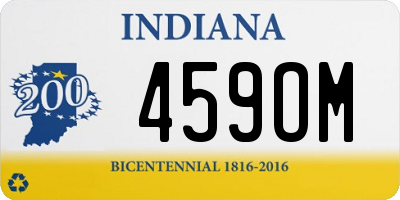 IN license plate 459OM