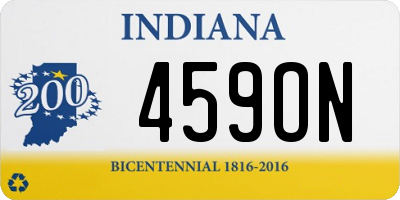 IN license plate 459ON