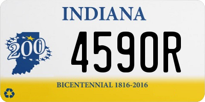 IN license plate 459OR