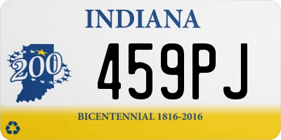 IN license plate 459PJ