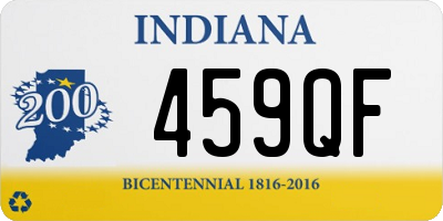 IN license plate 459QF