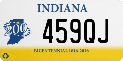 IN license plate 459QJ