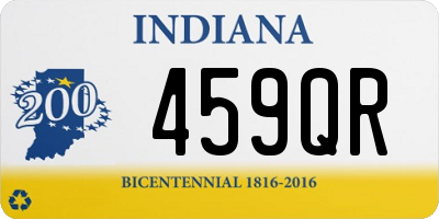 IN license plate 459QR