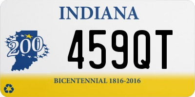 IN license plate 459QT