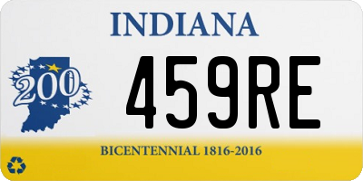 IN license plate 459RE