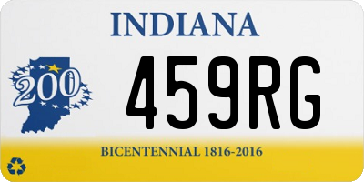 IN license plate 459RG