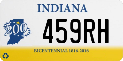 IN license plate 459RH