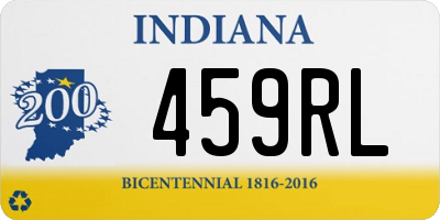 IN license plate 459RL