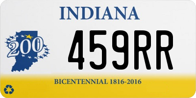 IN license plate 459RR