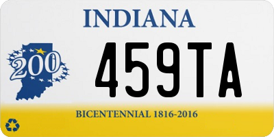 IN license plate 459TA