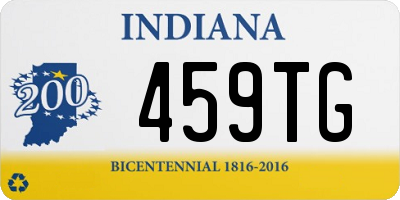 IN license plate 459TG