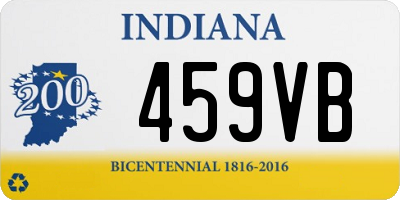 IN license plate 459VB