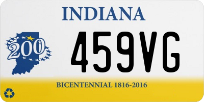 IN license plate 459VG